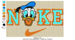 Nike Embroidery Design Donald and Daisy
