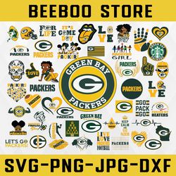 Green Bay Packers Svg Bundle, Clipart Bundle, NFL teams, NFL svg, Football Teams svg