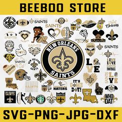 New Orleans Saints Svg Bundle, Clipart Bundle, NFL teams, NFL svg, Football Teams svg