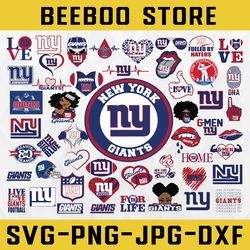 New York Giants Svg Bundle, Clipart Bundle, NFL teams, NFL svg, Football Teams svg