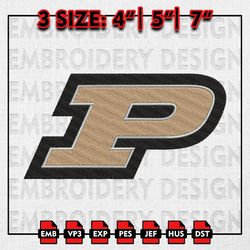 Purdue Boilermakers Football Team Embroidery file, NCAAF teams Embroidery Designs, College Football, Machine Embroidery