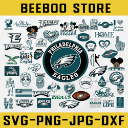 Philadelphia Eagles Svg Bundle, Clipart Bundle, NFL teams, NFL svg, Football Teams svg