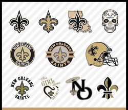 New Orleans Saints Logo, Saints Svg, Saints Svg Cut Files Saints Png Images New Orleans Saints Layered Svg For Cricut