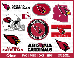 Arizona Cardinals Logo, Cardinals Svg Logo Cardinals Svg Cut Files Cardinals Png Images Cardinals Layered Svg For Cricut