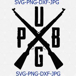 Pubg svg, Game pubg download,Pubg game logo, Pubg cut file, Video game svg, for cutting machine silhouette