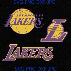 Los Angeles Lakers NBA Svg, Los Angeles Lakers logo, Cutting File Cricut