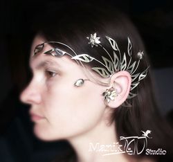 Spring ear cuff | Head jewelry | Big Ear Cuffs | Handmade Jewelry