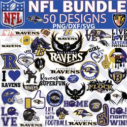 Baltimore Ravens svg,Baltimore Ravens bundle Football Teams Svg, NFL Teams svg, png, dxf