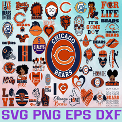 Chicago Bears Football Teams Svg, Chicago Bears svg, NFL Teams svg, NFL Svg, Png, Dxf, Eps, Instant Download