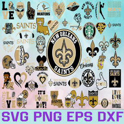 New Orleans Saints Football Teams Svg, New Orleans Saints svg, NFL Teams svg, NFL Svg, Png, Dxf, Eps, Instant Download