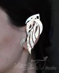 Ear Cuffs Hunting | Earrings Owl | Jewelery Cuffs | handmade jewelry