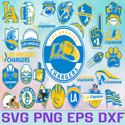 Los Angeles Chargers Football team Svg, Los Angeles Chargers Svg, NFL Teams svg, NFL Svg, Png, Dxf, Eps