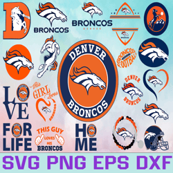 Denver Broncos Football team Svg, Denver Broncos Svg, NFL Teams svg, NFL Svg, Png, Dxf, Eps, Instant Download