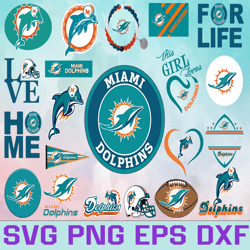 Miami Dolphins Football team Svg, Miami Dolphins Svg, NFL Teams svg, NFL Svg, Png, Dxf, Eps, Instant Download
