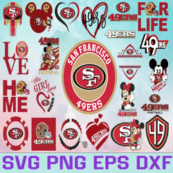 San Francisco 49ers Football team Svg, San Francisco 49ers Svg, NFL Teams svg, NFL Svg, Png, Dxf, Eps, Instant Download
