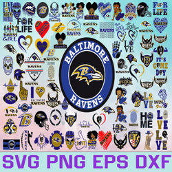 Baltimore Ravens Football Team Svg, Baltimore Ravens Svg, NFL Teams svg, NFL Svg, Png Dxf,Eps, Instant Download