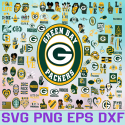 Green Bay Packers Football Team Svg, Green Bay Packers svg, NFL Teams svg, NFL Svg, Png, Dxf, Eps, Instant Download