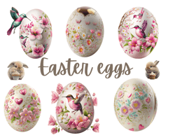 Easter Eggs,Easter Eggs Clipart set png , Easter Eggs png,commercial use