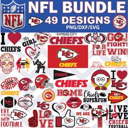 Kansas City Chiefs svg, Kansas City Chiefs bundle Football Teams Svg, NFL Teams svg, png, dxf