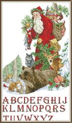 PDF Cross Stitch Pattern - Christmas Stocking - Counted Sampler Vintage Scheme Cross Stitch - Digital Download - 504