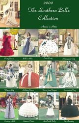 Diditral Vintage Crochet Patterns For Fashion Dolls 11 1\2 inches The Southen Belle Collection