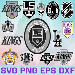 Los Angeles Kings Hockey Team Svg, Los Angeles Kings svg, NHL Svg, NHL Svg, Png, Dxf, Eps, Instant Download