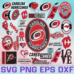 Carolina Hurricanes Hockey Team Svg, Carolina Hurricanes Svg, NHL Svg, NHL Svg, Png, Dxf, Eps, Instant Download