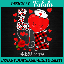 Love Stethoscope Heart NICU Nurse PNG, NICU Nurse PNG Valentine's Day Png, Digital download