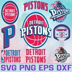 Detroit Pistons Basketball Team Svg, Detroit Pistons svg, NBA Teams Svg, NBA Svg, Png, Dxf, Eps, Instant Download