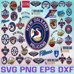 New Orleans Pelicans Basketball Team svg, New Orleans Pelicans svg, NBA Teams Svg, NBA Svg, Png, Dxf, Eps