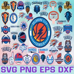 Oklahoma City Thunder Basketball Team svg, Oklahoma City Thunder svg, NBA Teams Svg, NBA Svg, Png, Dxf, Eps