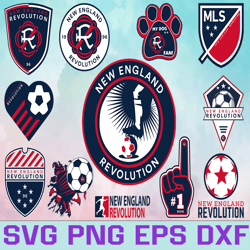 New England Revolution Soccer Team svg, New England Revolution svg, MLS Teams svg, MLS Svg, Png, Dxf, Eps