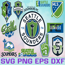 Seattle Sounders FC Soccer Team svg, Seattle Sounders FC svg, MLS Teams svg, MLS Svg, Png, Dxf, Eps, Instant Download