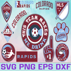 Colorado Rapids Soccer Team svg, Colorado Rapids svg, MLS Teams svg, MLS Svg, Png, Dxf, Eps, Instant Download