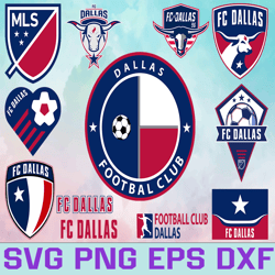 FC Dallas Soccer Team svg, FC Dallas svg, MLS Teams svg, MLS Svg, Png, Dxf, Eps, Instant Download