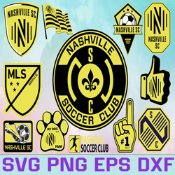 Nashville SC Soccer Team svg, Nashville SC svg, MLS Teams svg, MLS Svg, Png, Dxf, Eps, Instant Download