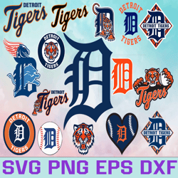 Detroit Tigers Baseball Team Svg, Detroit Tigers svg, MLB Team  svg, MLB Svg, Png, Dxf, Eps, Jpg, Instant Download