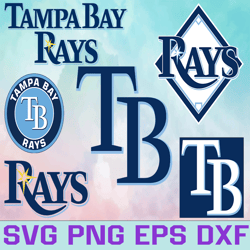 Tampa Bay Rays Baseball Team Svg, Tampa Bay Rays svg, MLB Team  svg, MLB Svg, Png, Dxf, Eps, Jpg, Instant Download