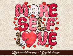 More Self Love png, Groovy Valentines day, Peace hand signs png, Love Heart Png, Valentines Day Graphics, Retro Cartoon