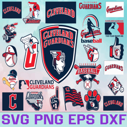 Cleveland Guardians Baseball Team Svg,Cleveland Guardians Svg,MLB Team  svg, MLB Svg, Png, Dxf, Eps, Jpg