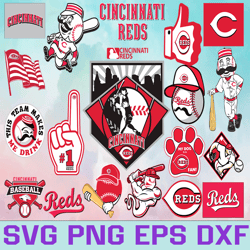 Cincinnati Reds Baseball Team Svg, Cincinnati Reds Svg,MLB Team  svg, MLB Svg, Png, Dxf, Eps, Jpg, Instant Download
