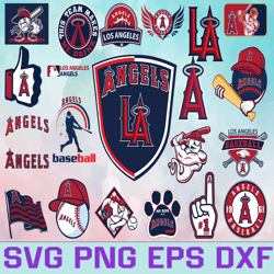 Los Angeles Angels Baseball Team SVG ,Los Angeles Angels Svg, MLB Team  svg, MLB Svg, Png, Dxf, Eps, Jpg,