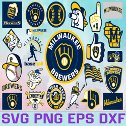 Milwaukee Brewers Baseball Team SVG, Milwaukee Brewers SVG, MLB Team  svg, MLB Svg, Png, Dxf, Eps, Jpg, Instant Download