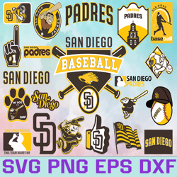 San Diego Padres Baseball Team Svg, San Diego Padres Svg, MLB Team  svg, MLB Svg, Png, Dxf, Eps, Jpg, Instant Download