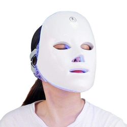 Rechargeable 7color PDT fine line wrinkle removal skin ruejuvenation acne treatment LED beauty mask
