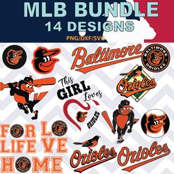Baltimore Orioles svg, Baltimore Orioles bundle baseball Teams Svg, Baltimore Orioles MLB Teams svg, png, dxf