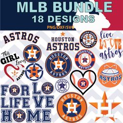 Houston Astros svg, Houston Astros bundle baseball Teams Svg, Houston Astros MLB Teams svg, png, dxf