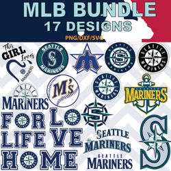 Seattle Mariners svg, Seattle Mariners bundle baseball Teams Svg, Seattle Mariners MLB Teams svg, png, dxf