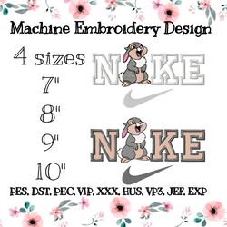 Nike embroidery design Bunny