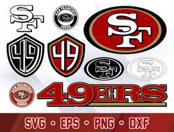 San Francisco 49ers SVG bundle ,San Francisco 49ers svg dxf eps png , N F L Teams svg , digital download